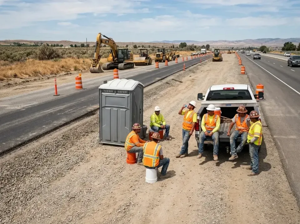 highway-road-construction-crew-007 — frequently asked questions, Porta Potty and Restroom Rentals in San Andreas, CA